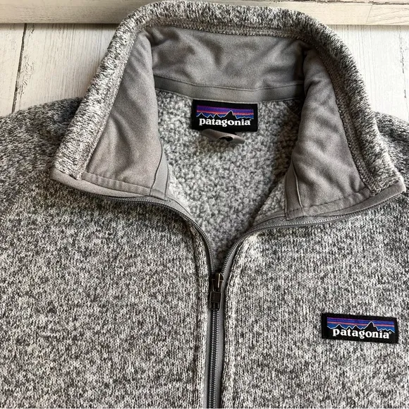 Patagonia Better Sweater 1/4-Zip Fleece Pullover - Women’s Medium - Heather Gray