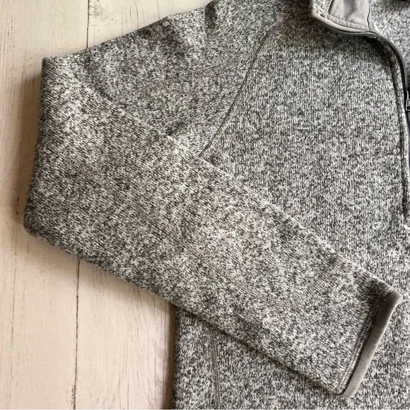 Patagonia Better Sweater 1/4-Zip Fleece Pullover - Women’s Medium - Heather Gray