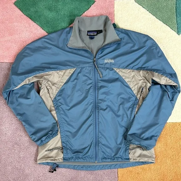 Patagonia Lightweight Vintage Outdoor Zip Up Storm Jacket Wind Resistant Medium