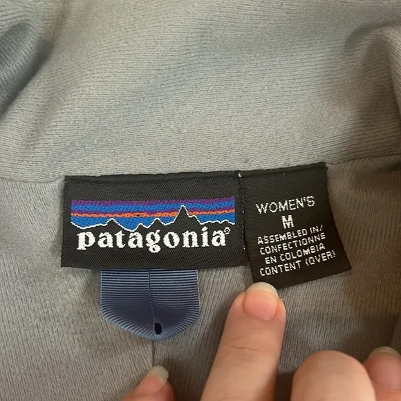 Patagonia Lightweight Vintage Outdoor Zip Up Storm Jacket Wind Resistant Medium