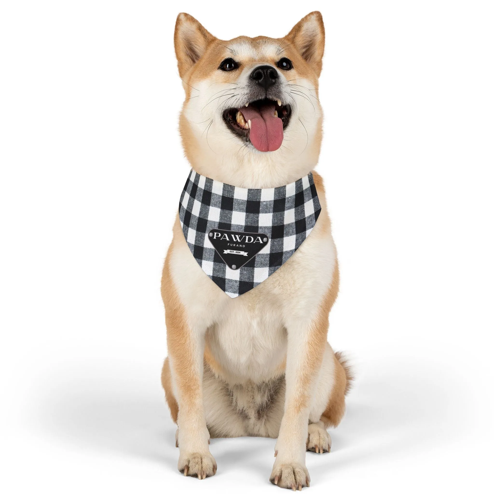 Pawda Faux-Designer Pet Bandana Collar