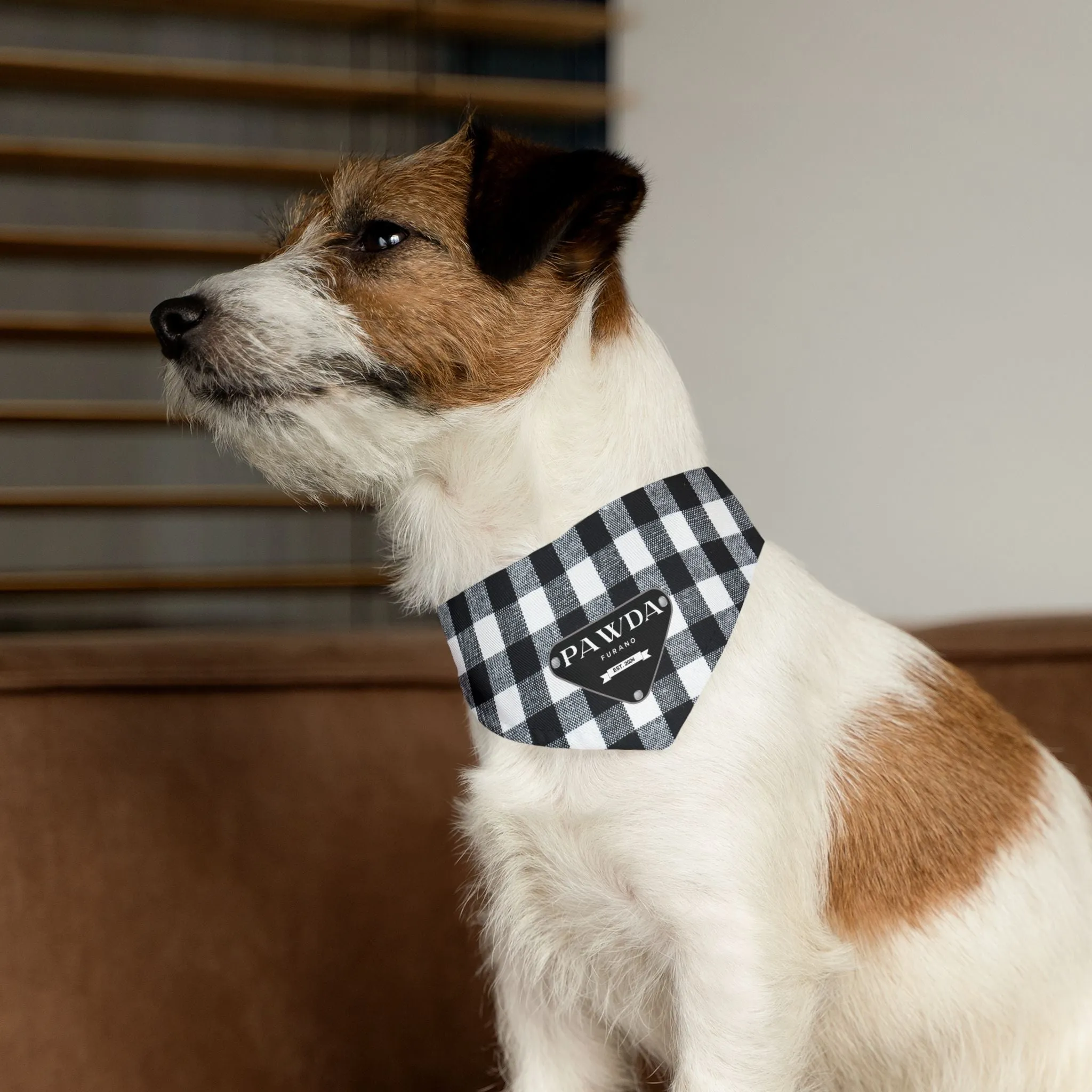 Pawda Faux-Designer Pet Bandana Collar