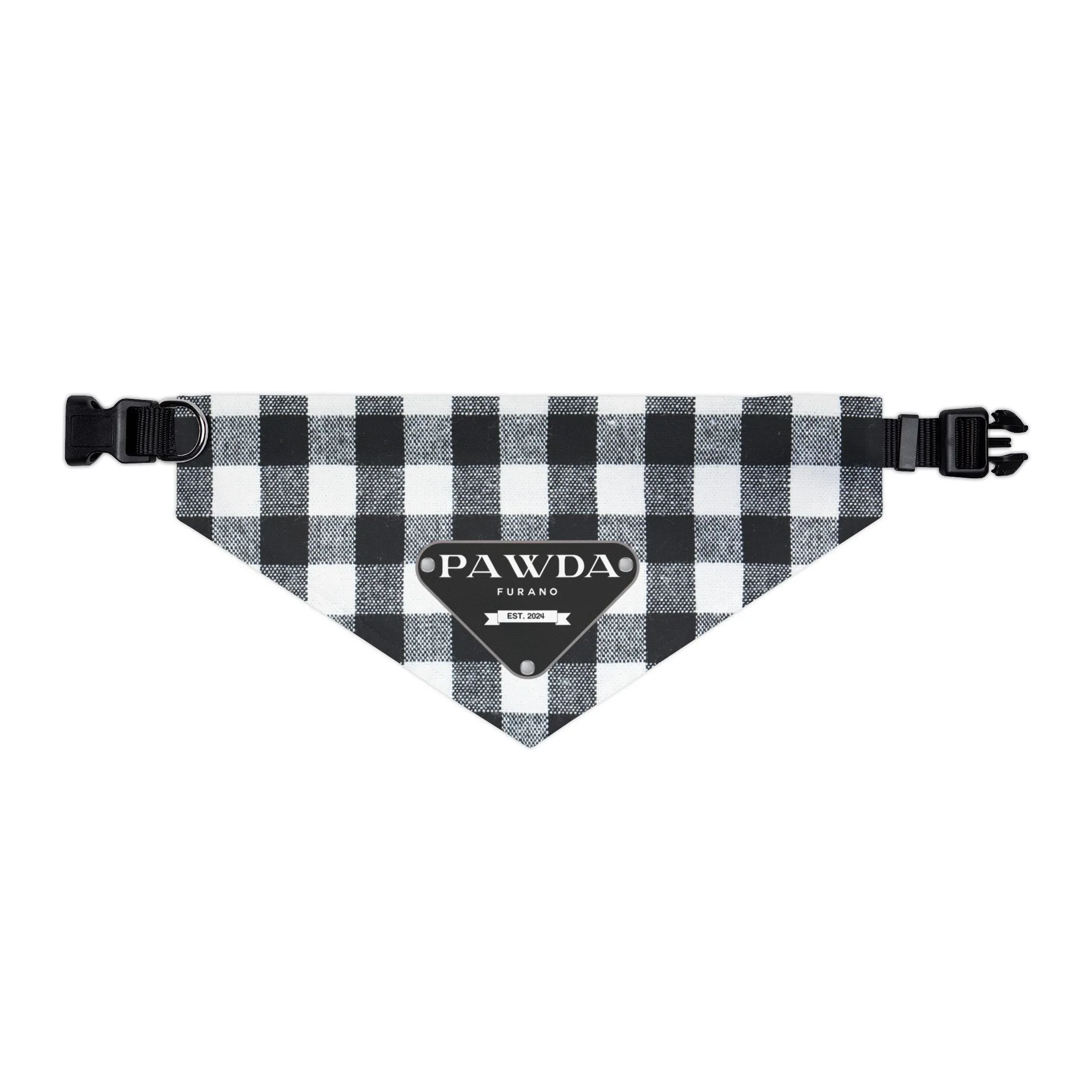 Pawda Faux-Designer Pet Bandana Collar