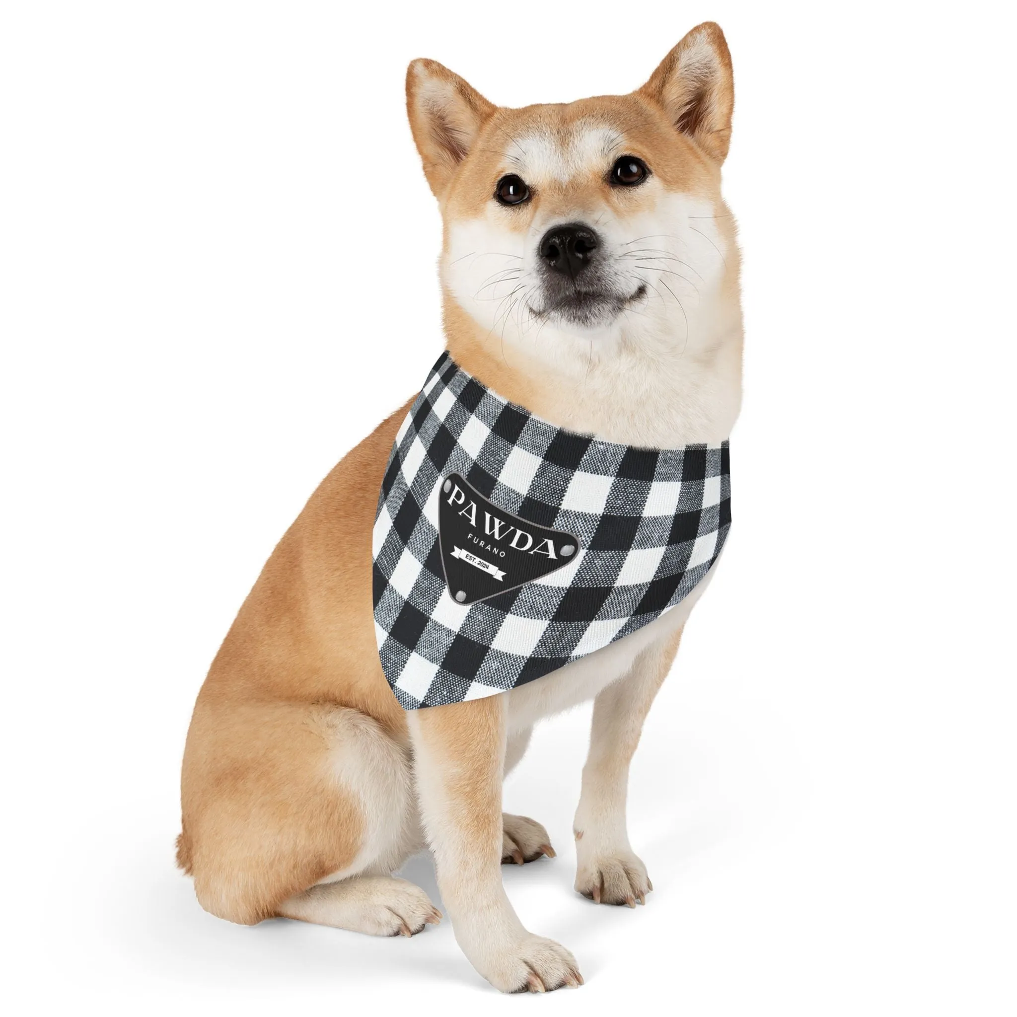 Pawda Faux-Designer Pet Bandana Collar
