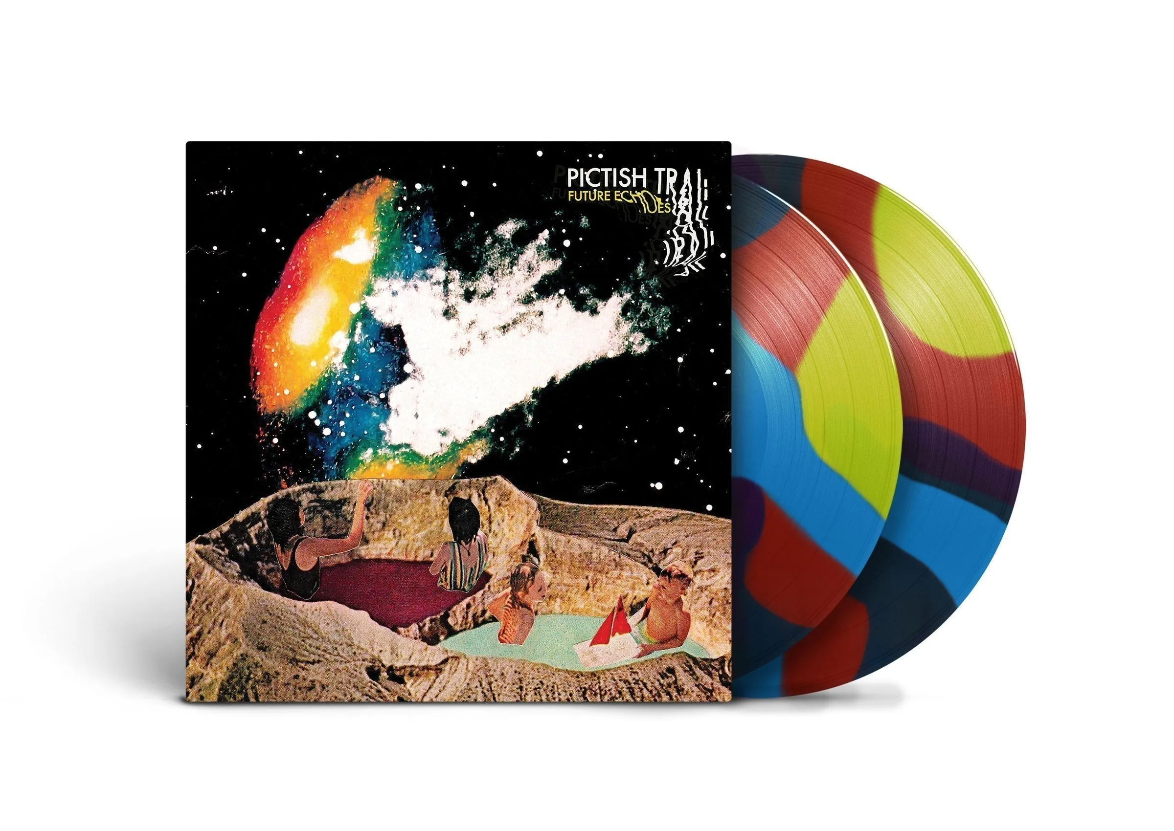 Pictish Trail 'Future Echoes' Vinyl 2xLP - Cosmic Coloured   Download Card