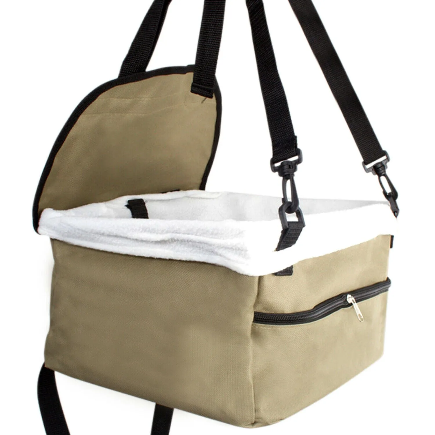 Premium Large Dog Car Booster Safety Carrier Seat