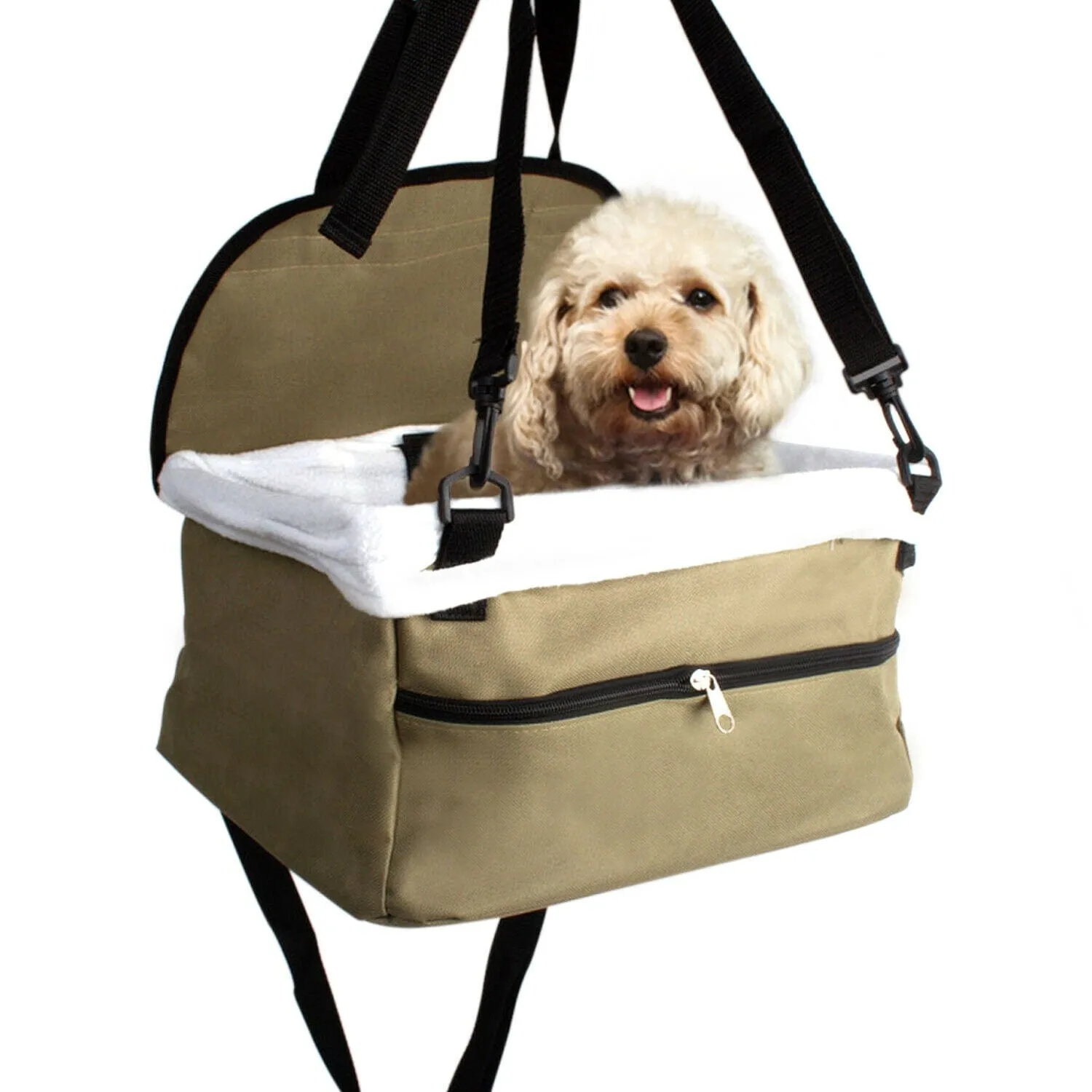 Premium Large Dog Car Booster Safety Carrier Seat