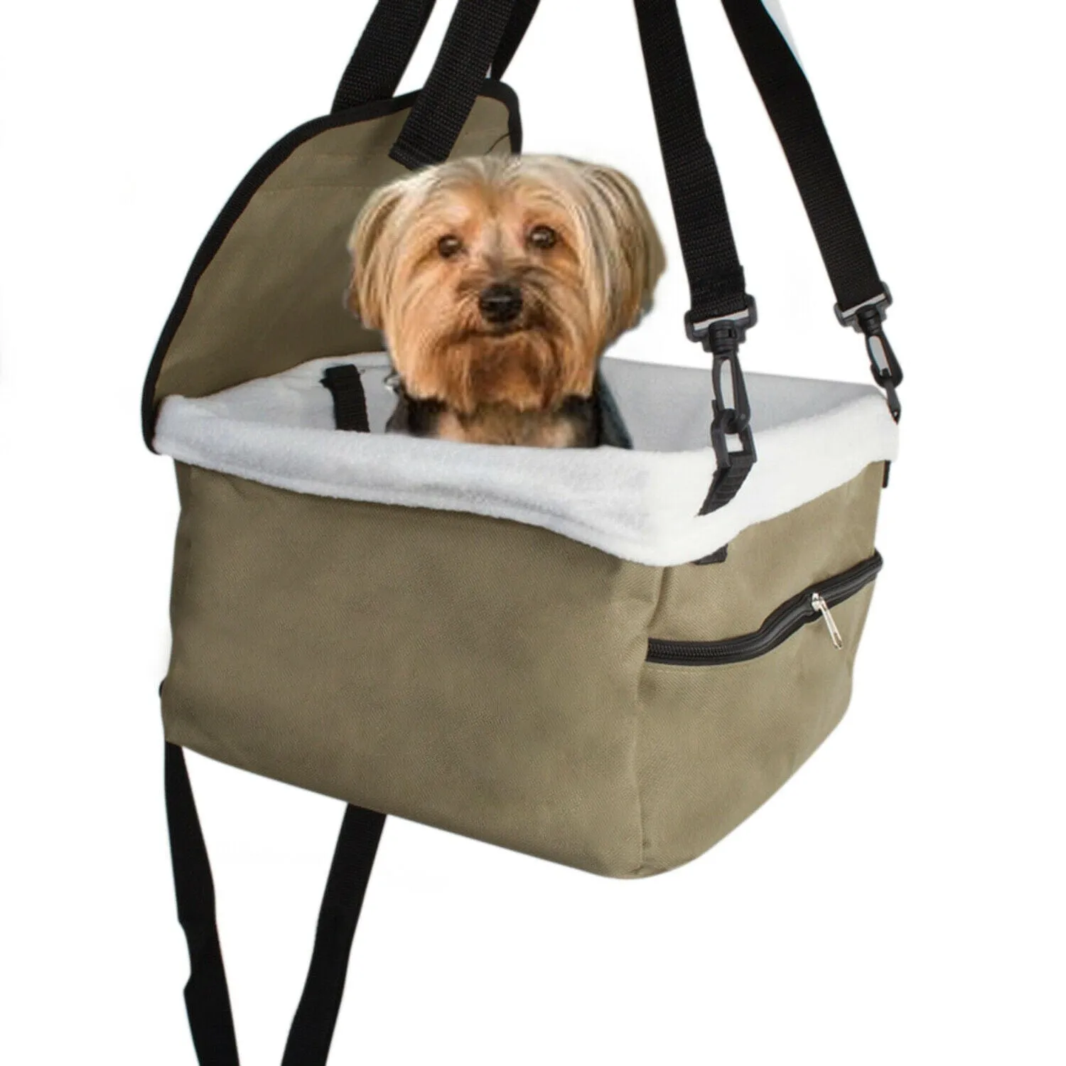 Premium Large Dog Car Booster Safety Carrier Seat