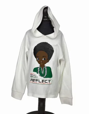 REFLECT Premium Hoodie Boys [WHITE] SALE