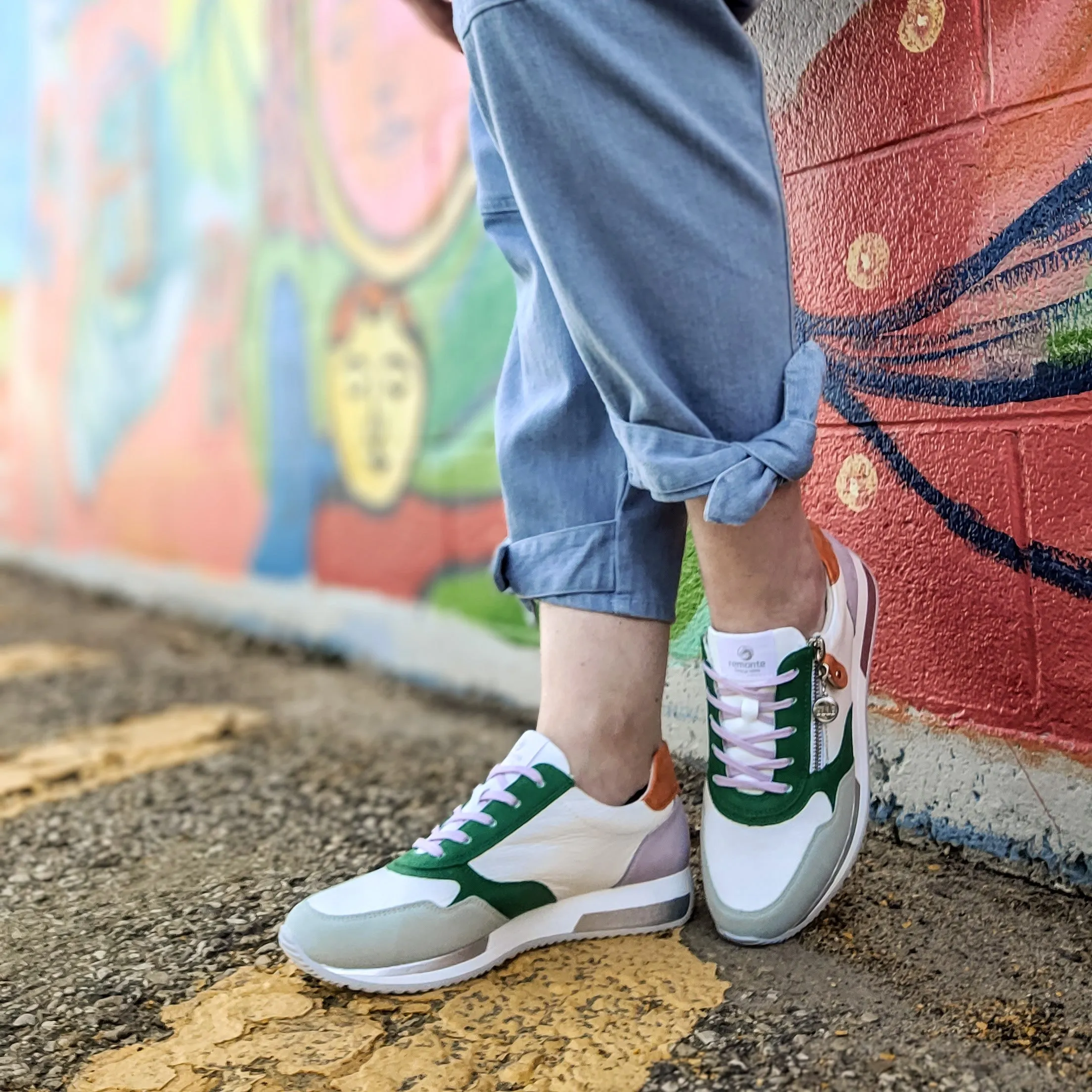Remonte D0H01-83 - Teal Multi