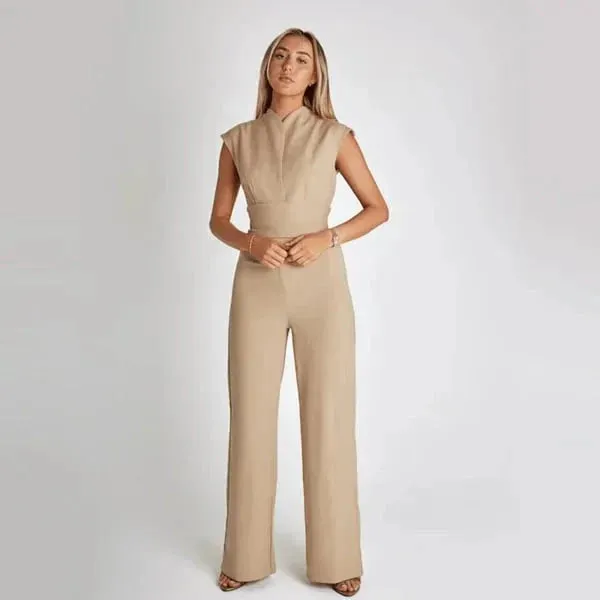 Riri – Stijlvolle jumpsuit met wijde pijpen