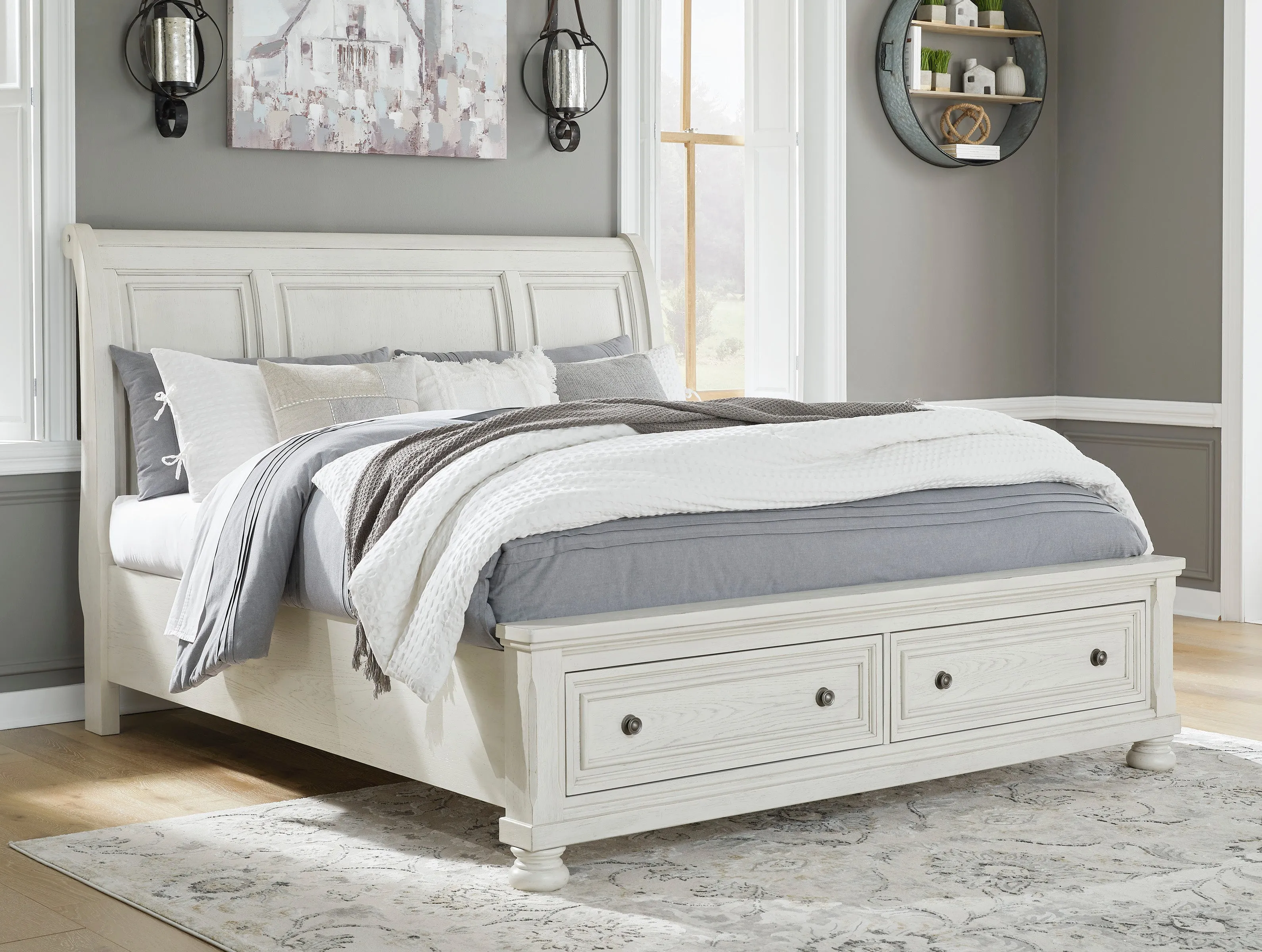 Robin Sleigh Storage Bed