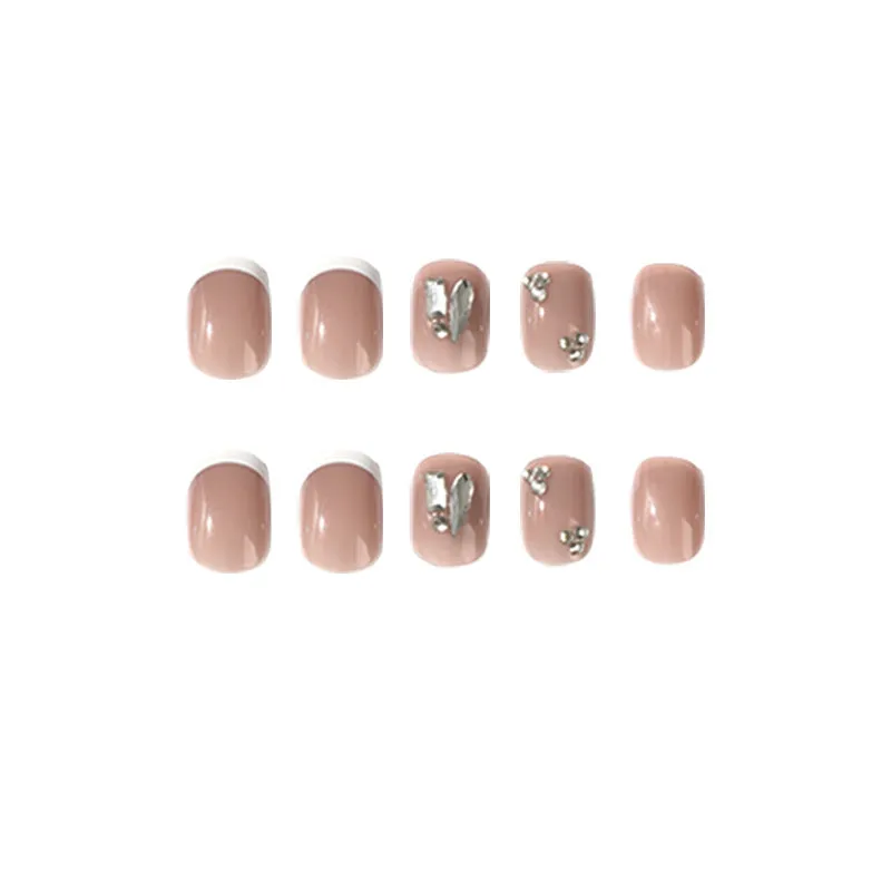 Round White French Nude Diamond