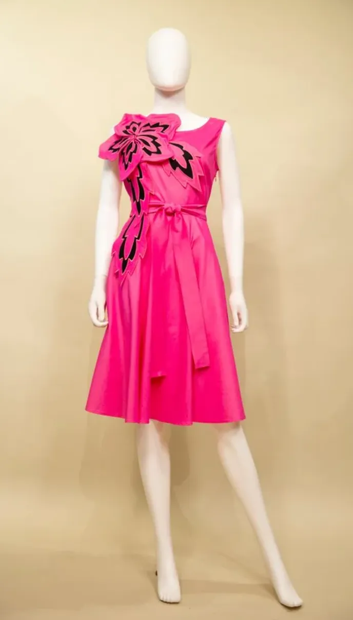 S23044 - 3D Flower Dress