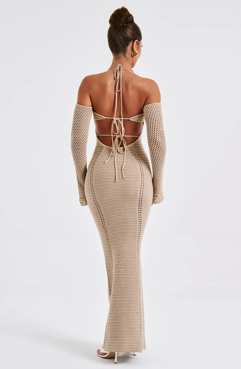 Samariah Maxi Dress - Beige