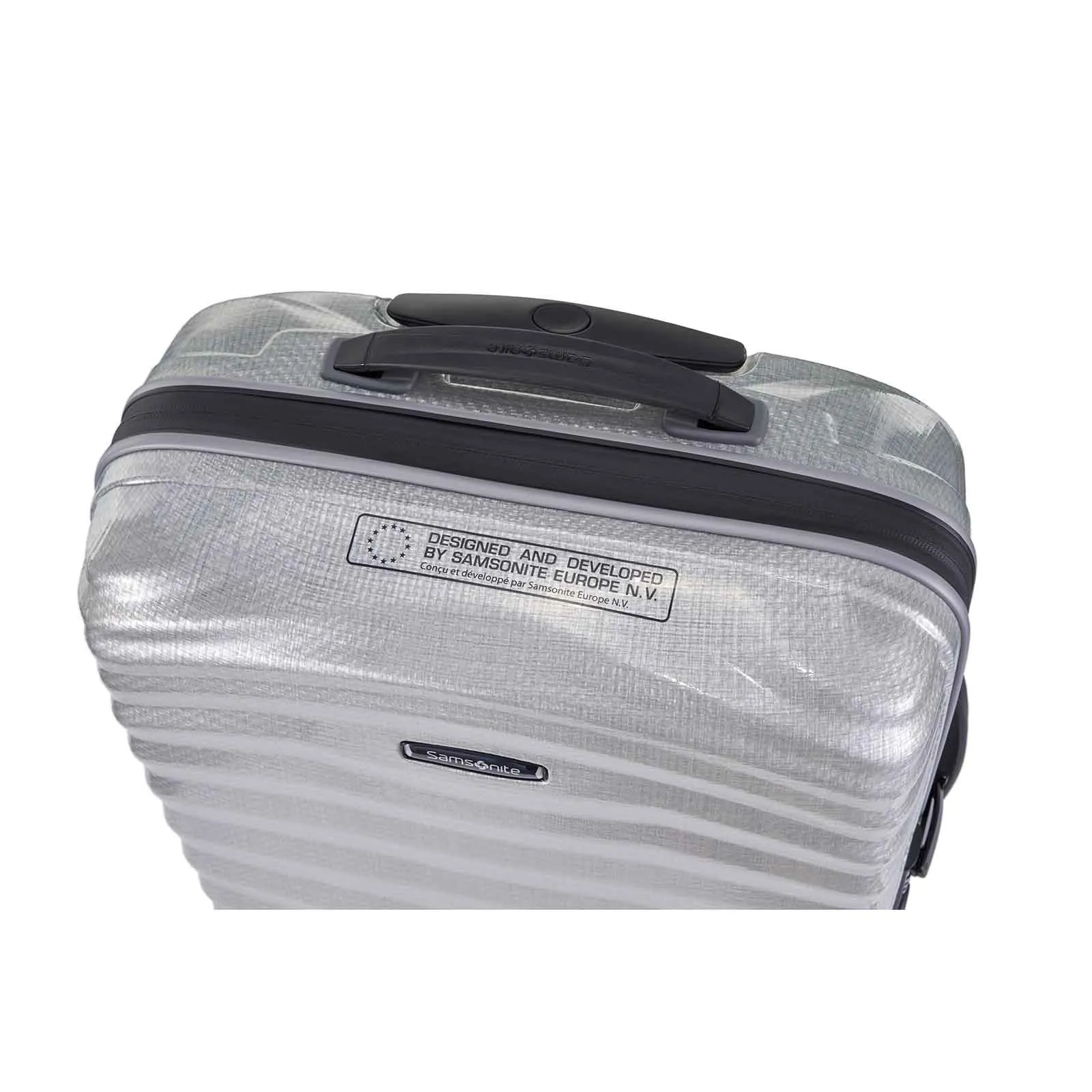 Samsonite Lite-Shock Sport 55cm Suitcase Silver