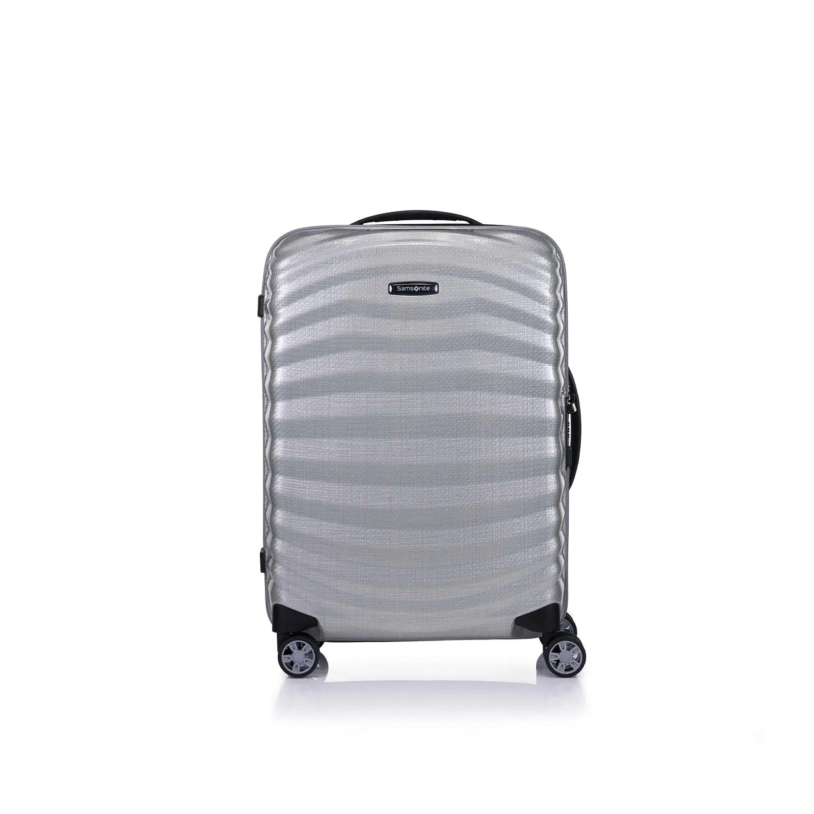 Samsonite Lite-Shock Sport 55cm Suitcase Silver