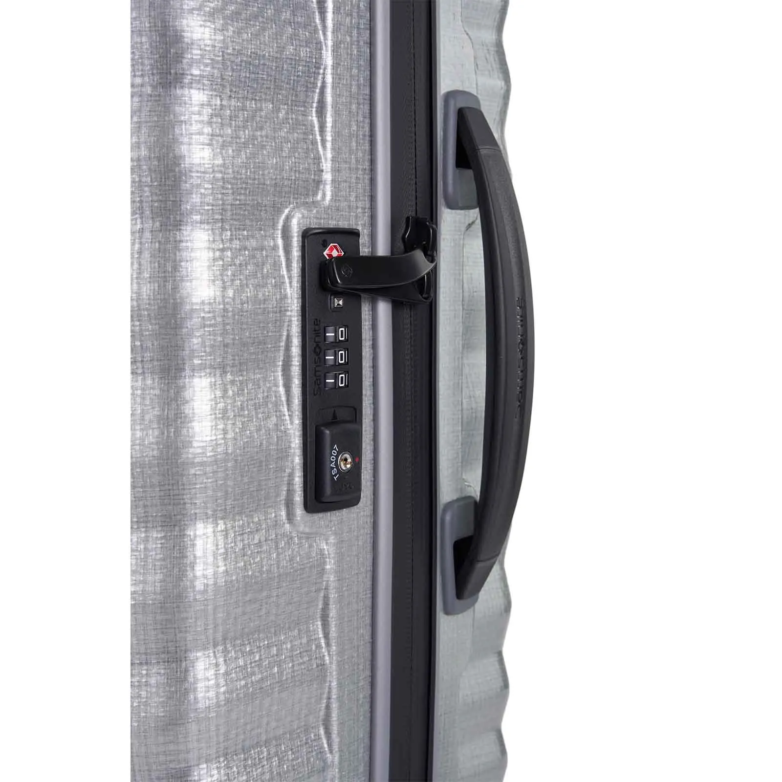 Samsonite Lite-Shock Sport 55cm Suitcase Silver