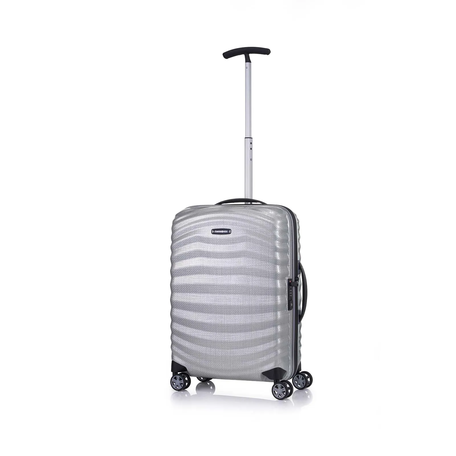 Samsonite Lite-Shock Sport 55cm Suitcase Silver