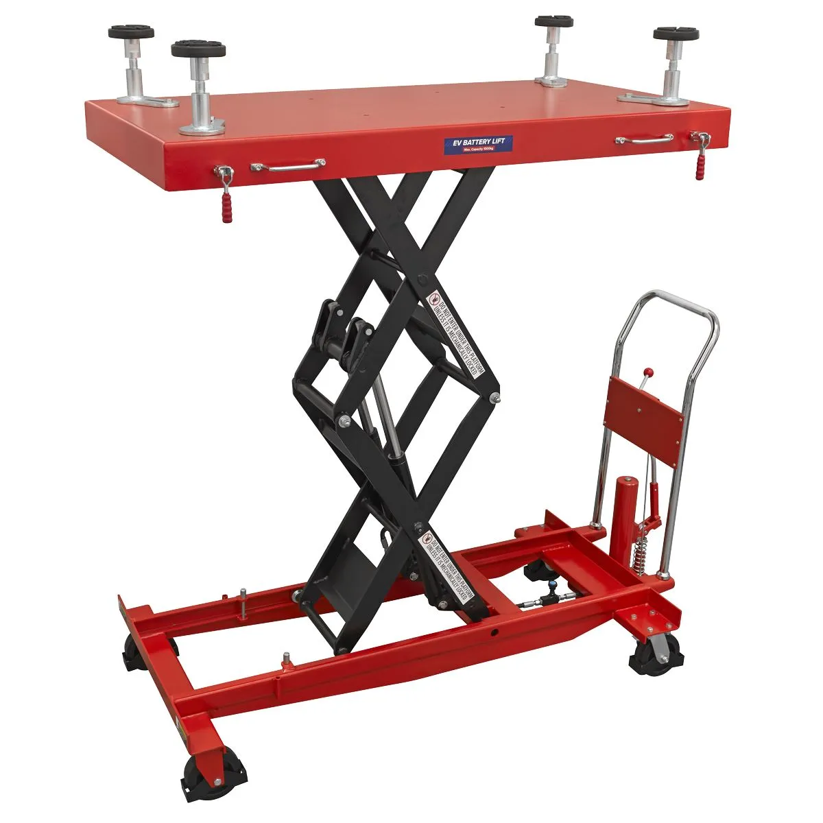 Sealey 1000kg Capacity EV Battery Lift/Hydraulic Platform Truck High Lift