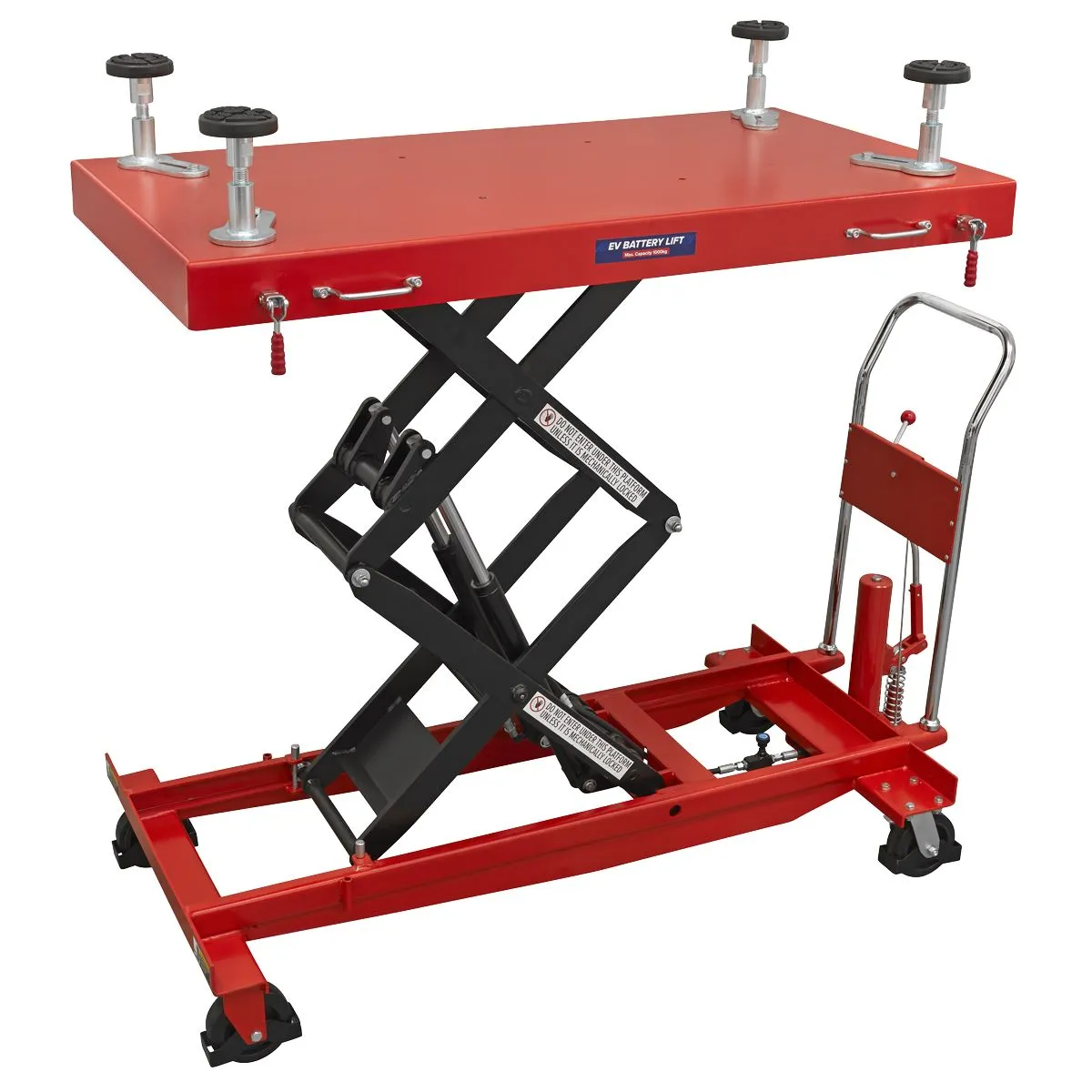Sealey 1000kg Capacity EV Battery Lift/Hydraulic Platform Truck High Lift