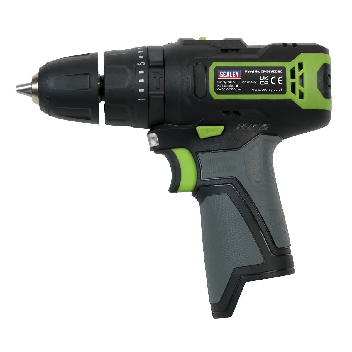 Sealey Cordless Combi Drill Ø10mm 10.8V SV10.8 Series - Body Only