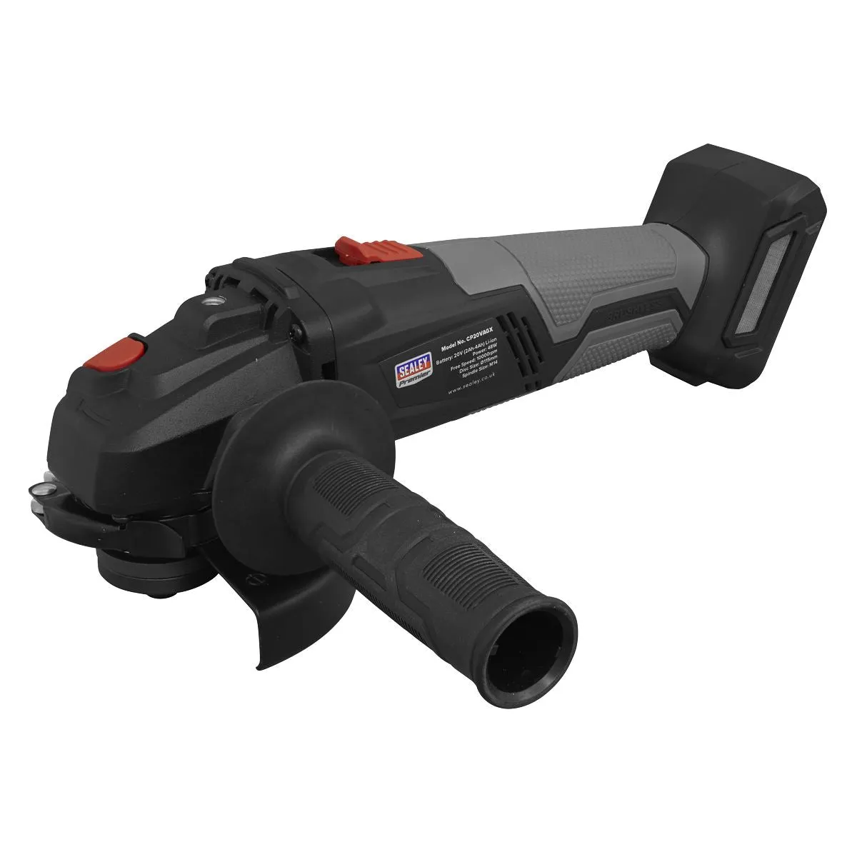 Sealey Premier Brushless Angle Grinder Ø115mm 20V SV20 Series - Body Only