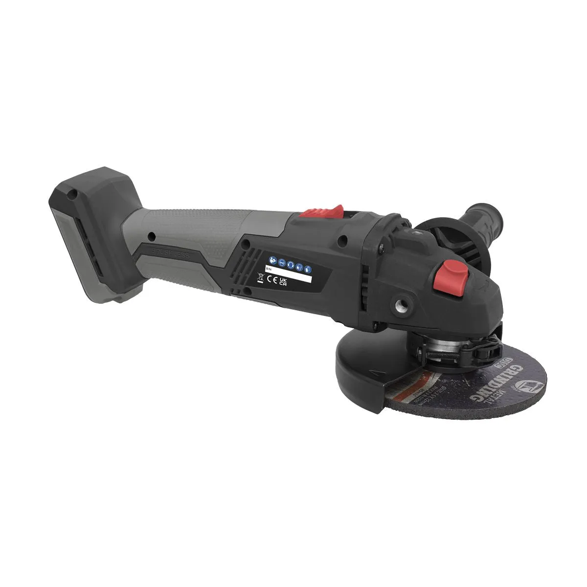 Sealey Premier Brushless Angle Grinder Ø115mm 20V SV20 Series - Body Only