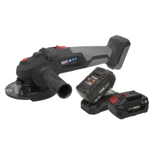 Sealey Premier Brushless Angle Grinder Kit 20V 4Ah SV20 Series - 2 Batteries