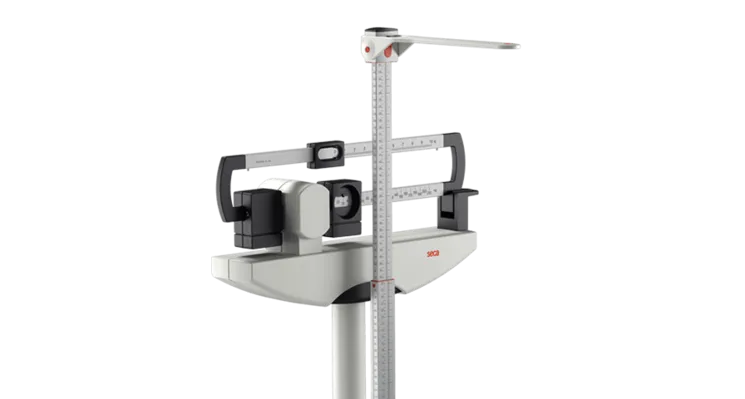 seca 700 - Mechanical column scale with sliding beams (160 kg / 440 lbs)