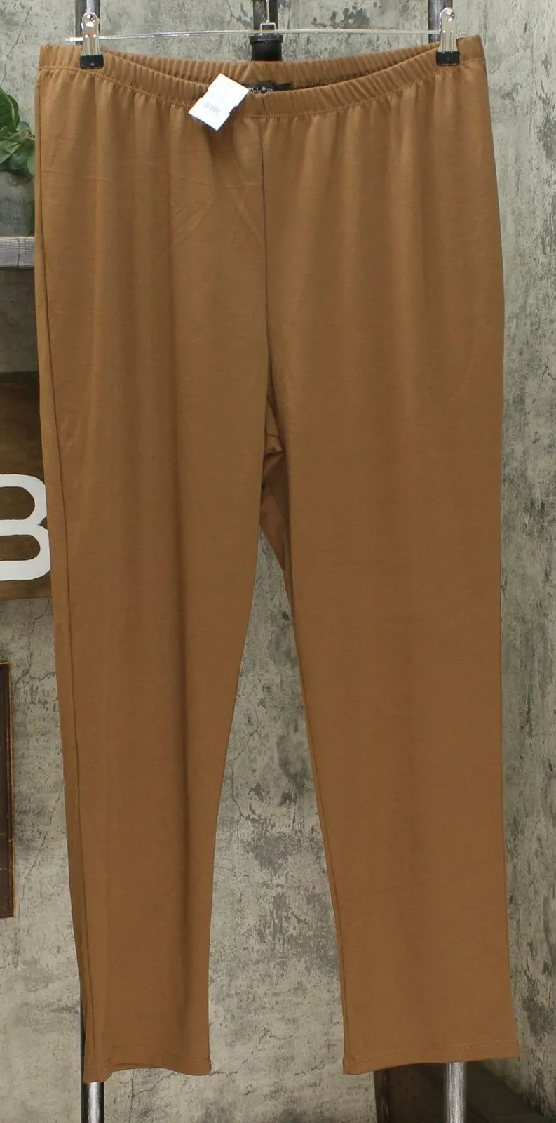 Slinky Brand Women's Plus Size 2 Pack Knit Ponte Skinny Pants