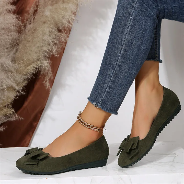 Sophie - Classic Quilted Bow Flats