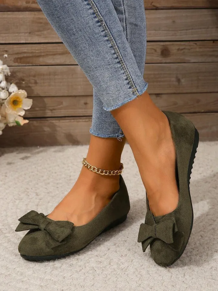 Sophie - Classic Quilted Bow Flats