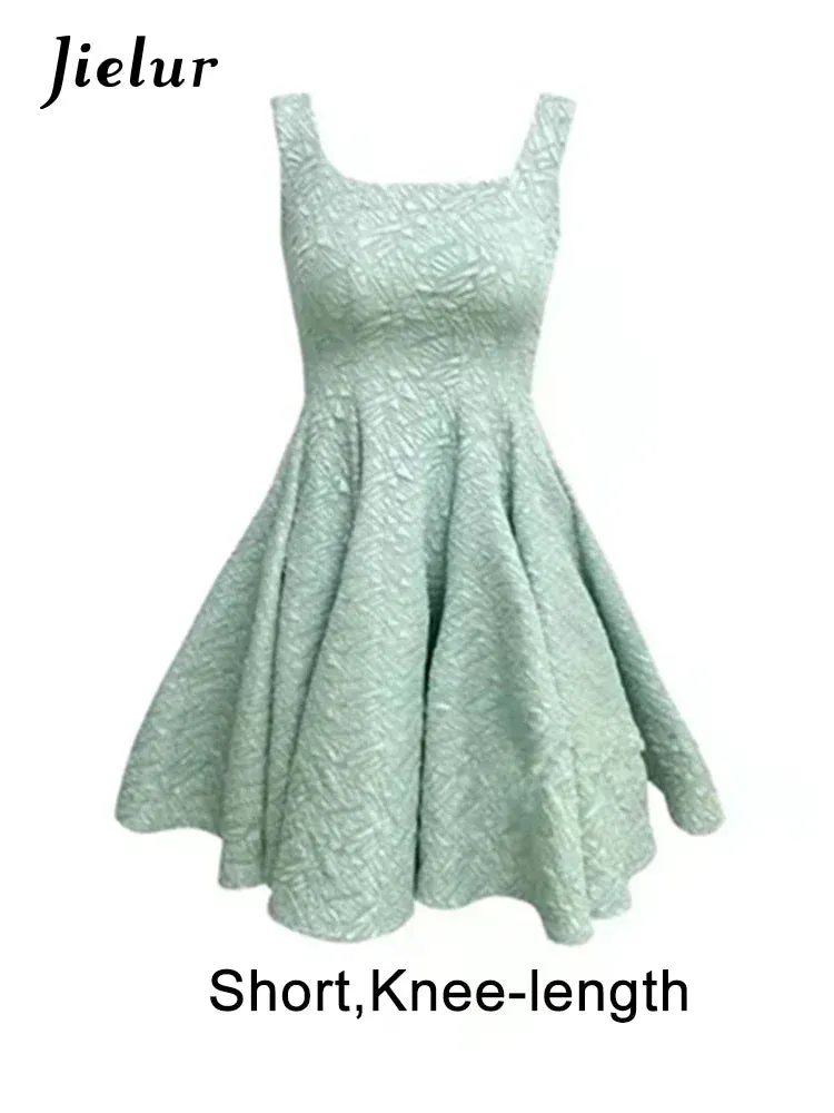 Spring/Summer Vintage Elegant Party Sleeveless Midi Dress Evening A-Line New Fashion Prom Dress