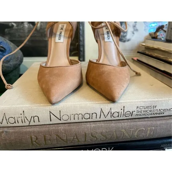Steve Madden Tan Suede Heels