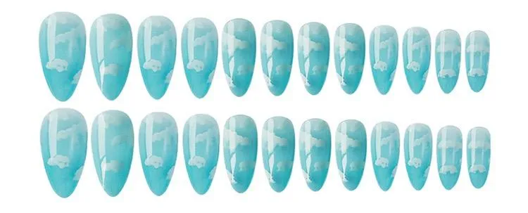 Stiletto Cloudy Babyblue Sky