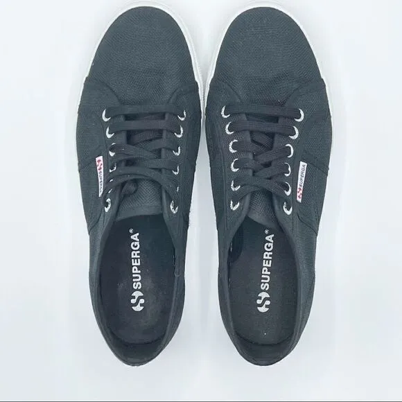 Superga COTU 2730 platform black sneakers