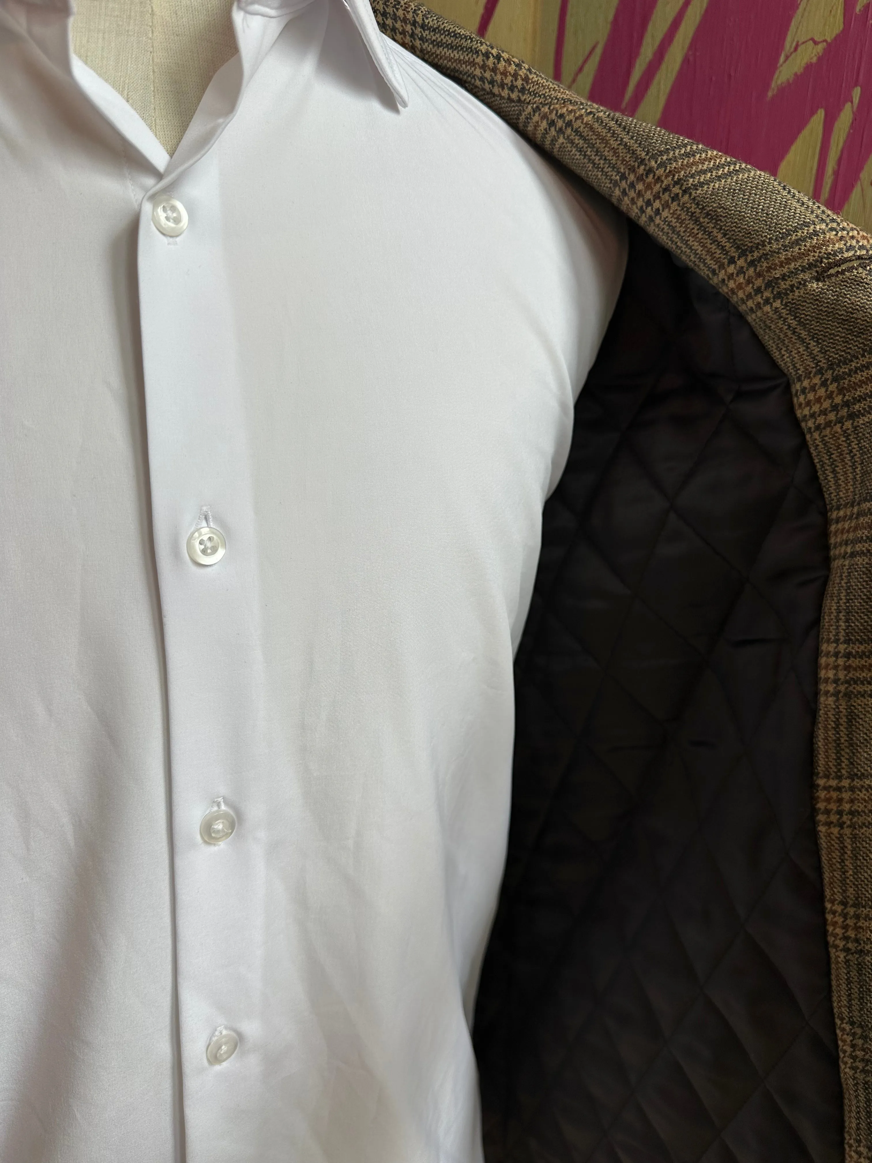 Tan Plaid Premium Shirt Jacket (Final Sale)