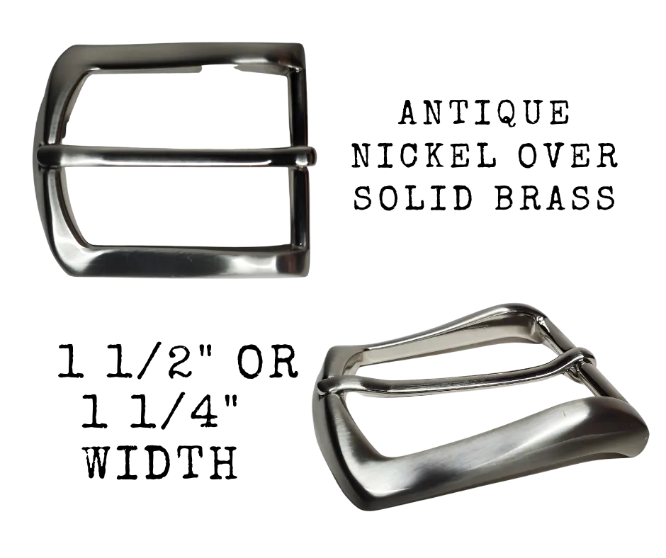 The Bellevue Solid Brass Buckle