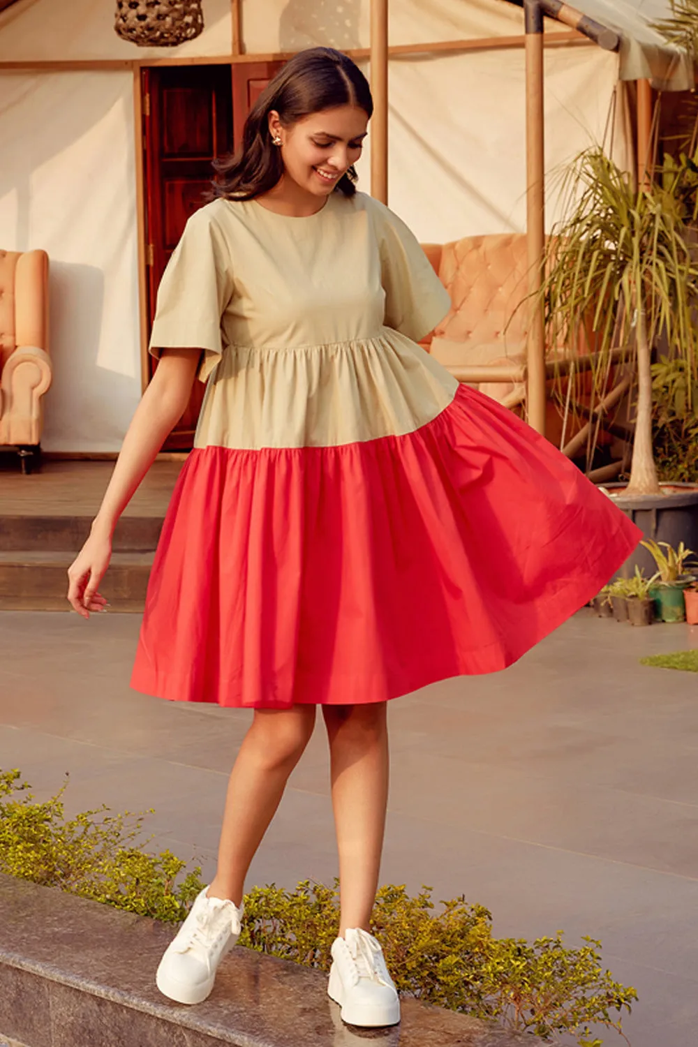 The Cherry Tier Dress