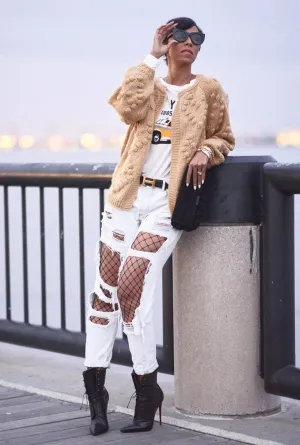 The Designer Chunky Knit Cardigan