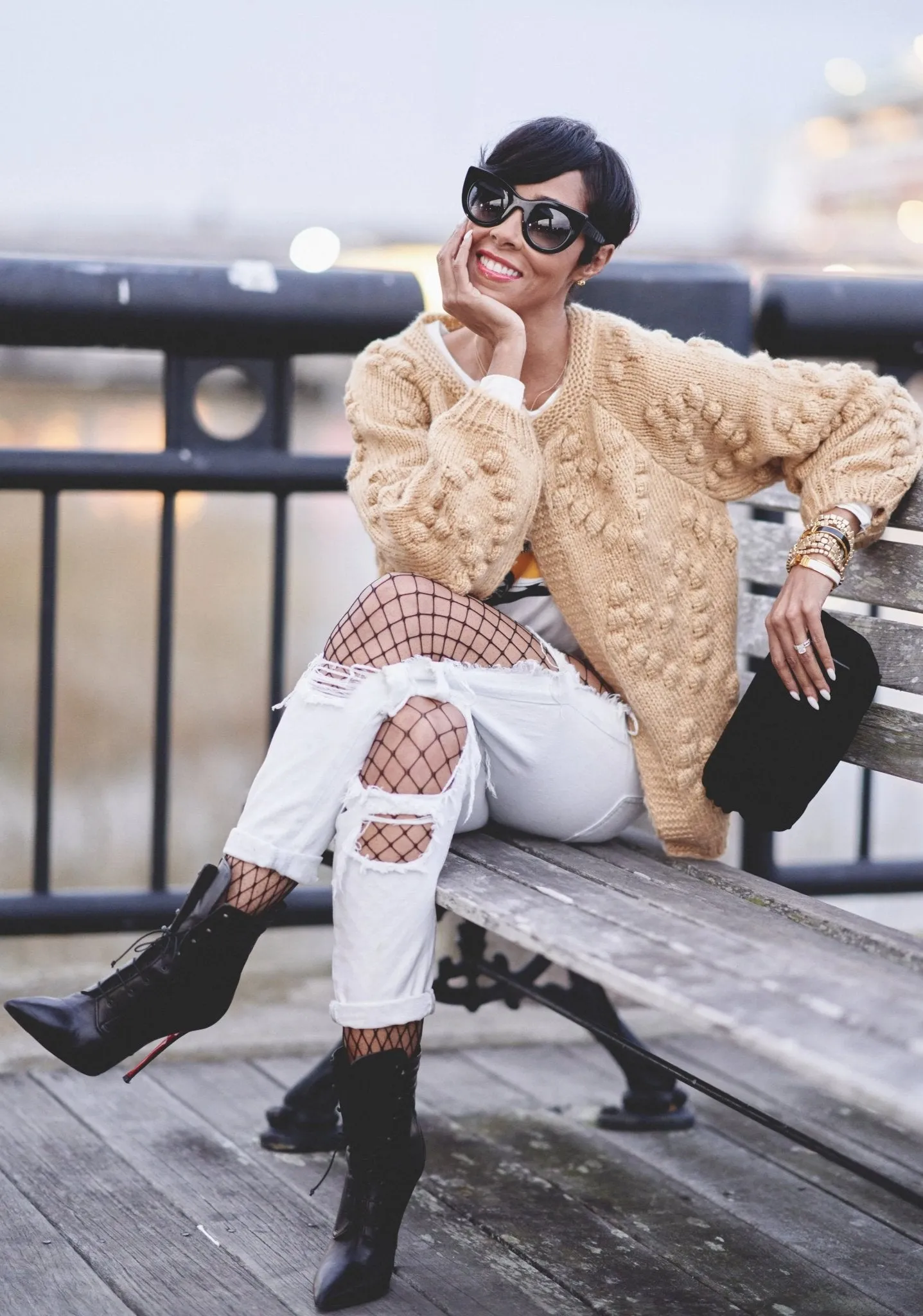 The Designer Chunky Knit Cardigan