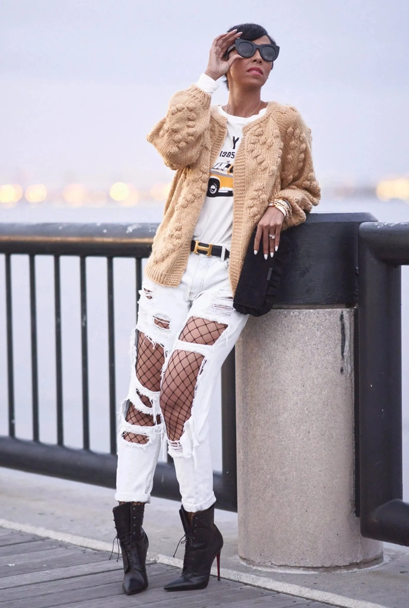 The Designer Chunky Knit Cardigan