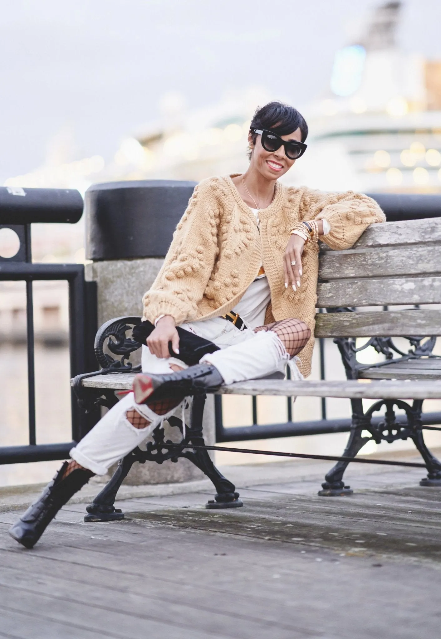 The Designer Chunky Knit Cardigan