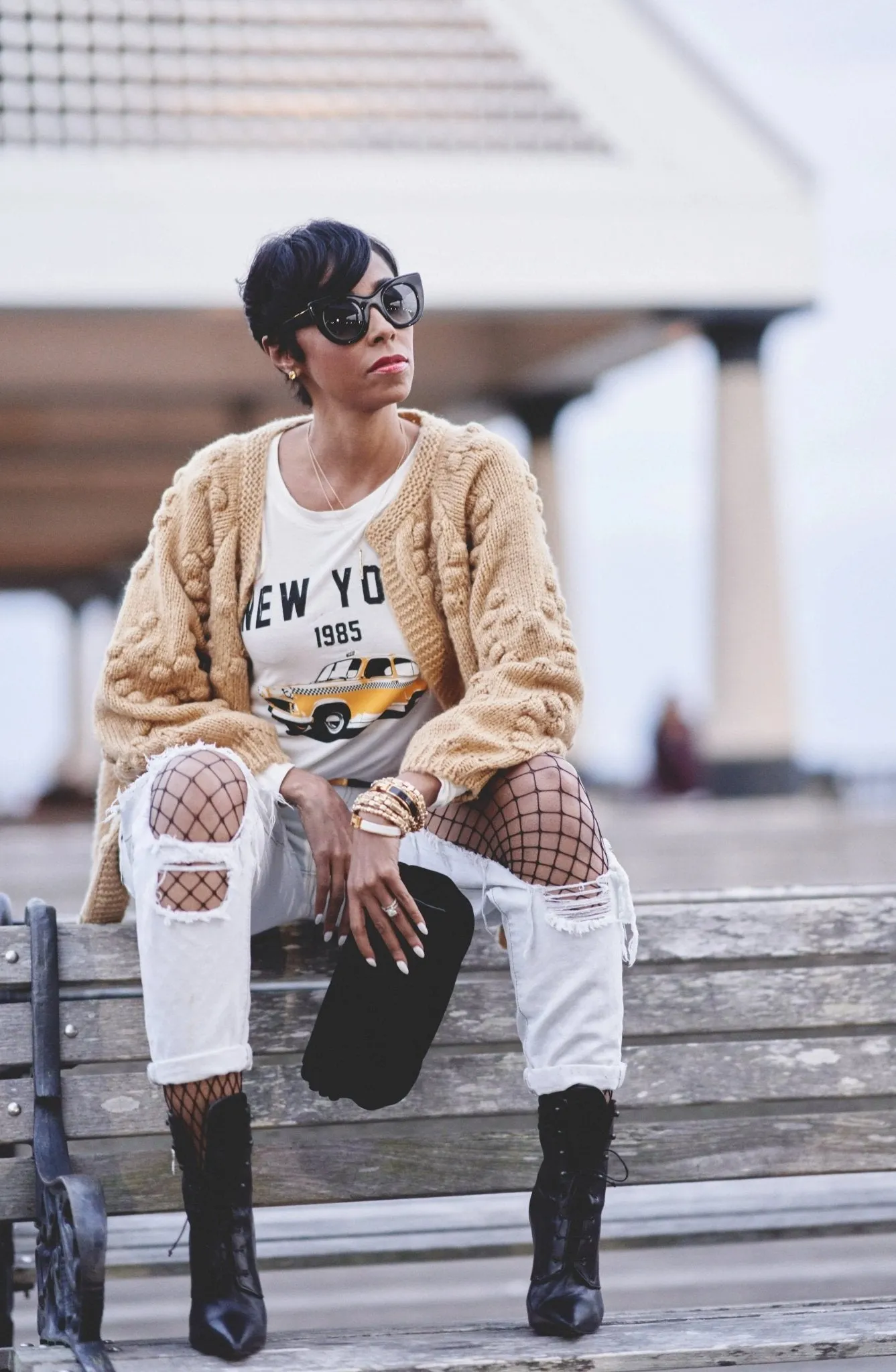 The Designer Chunky Knit Cardigan