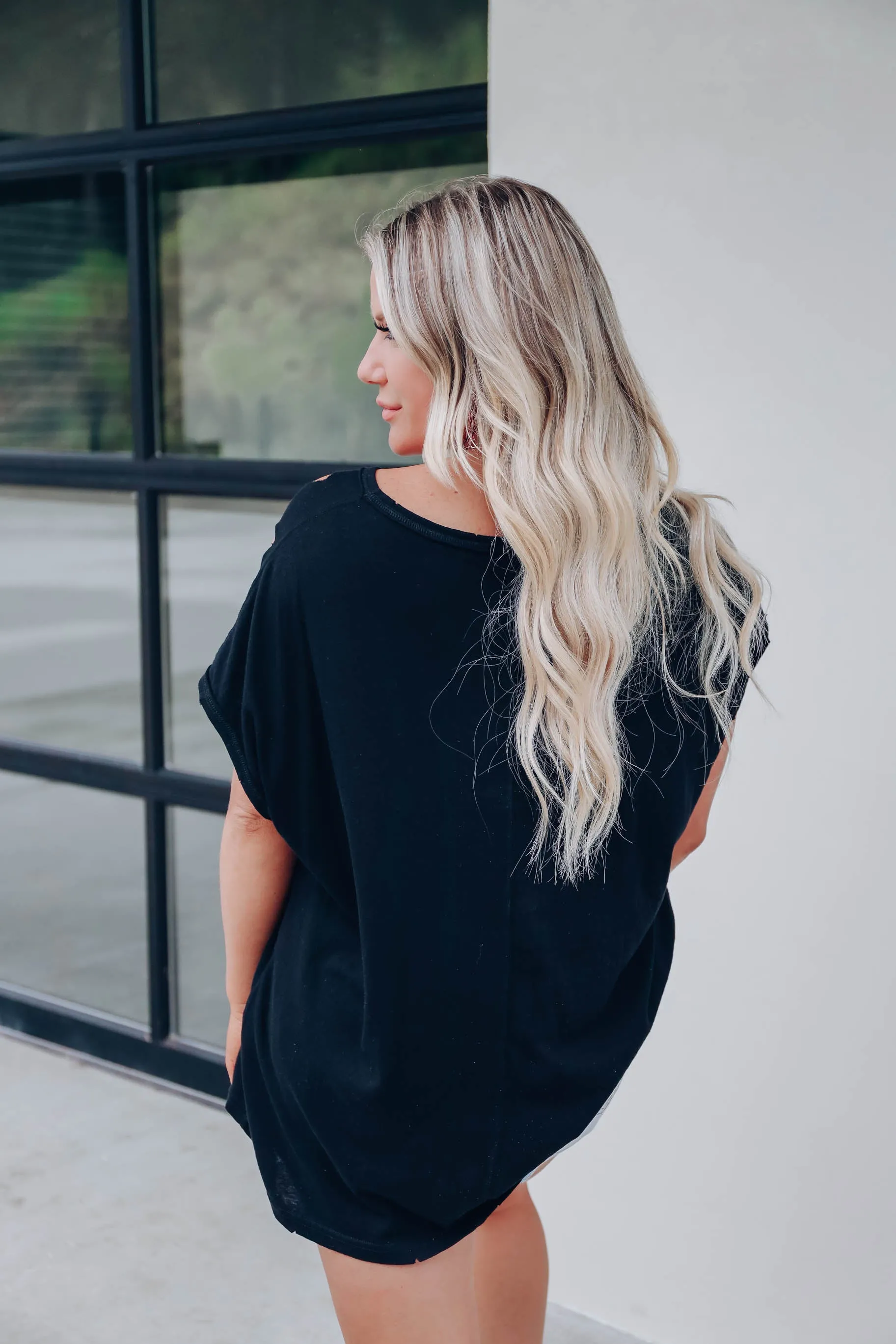 The Streets Distressed Tee - Black