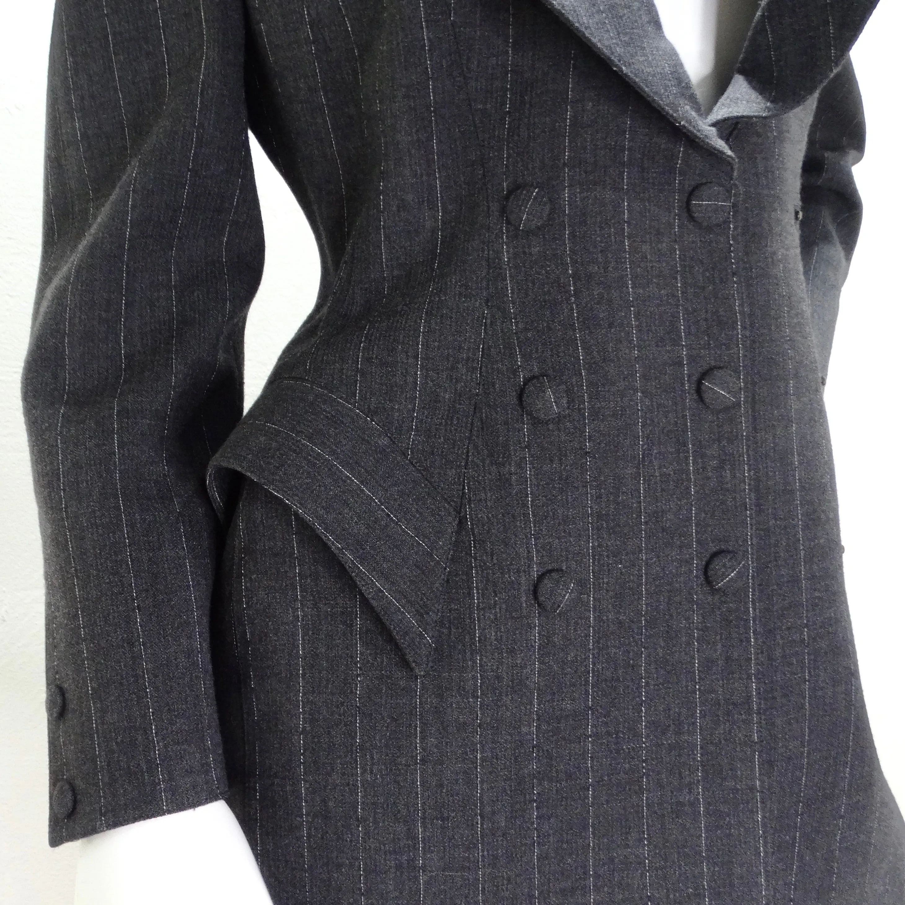 Thierry Mugler Couture 1990s Blazer, Skirt and Belt Set