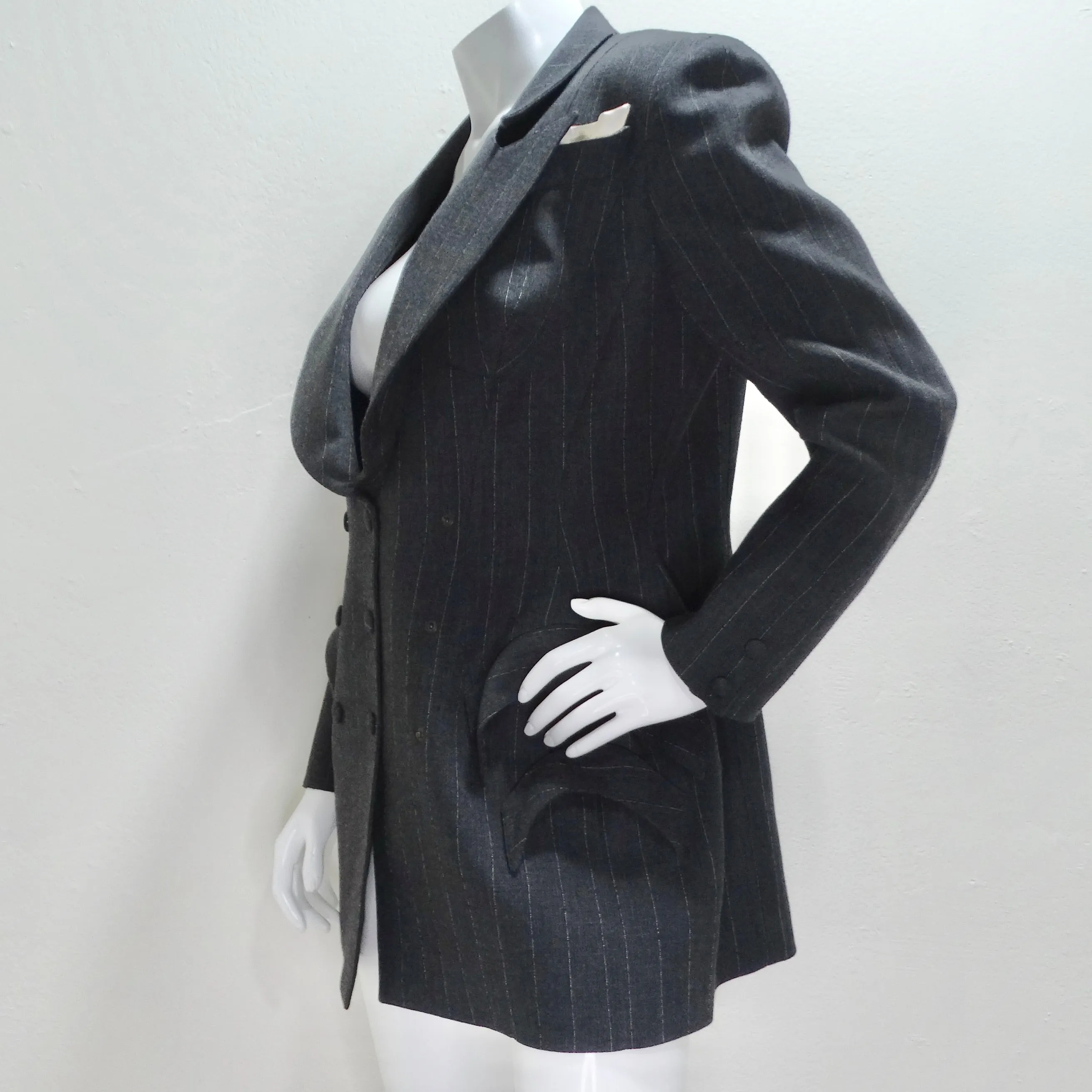 Thierry Mugler Couture 1990s Blazer, Skirt and Belt Set