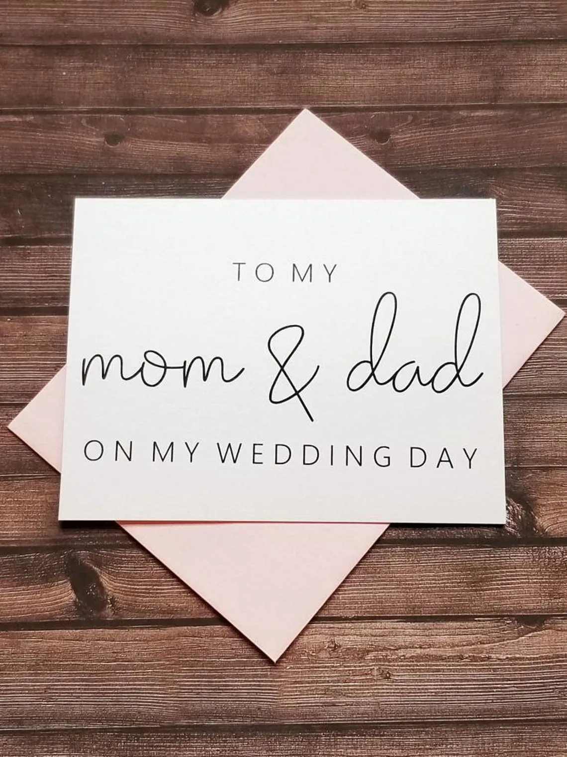 To My Mom & Dad