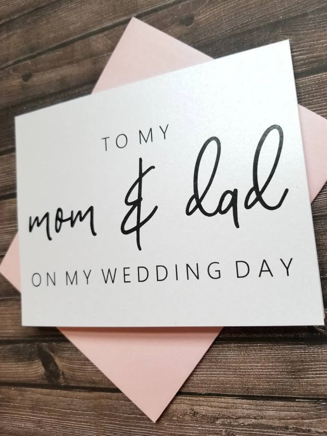 To My Mom & Dad